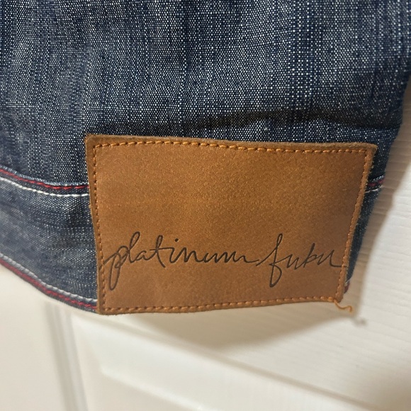 VINTAGE FUBU FAT ALBERT denim jacket 2X - Picture 4 of 5